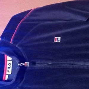 Fila velour jacket XL